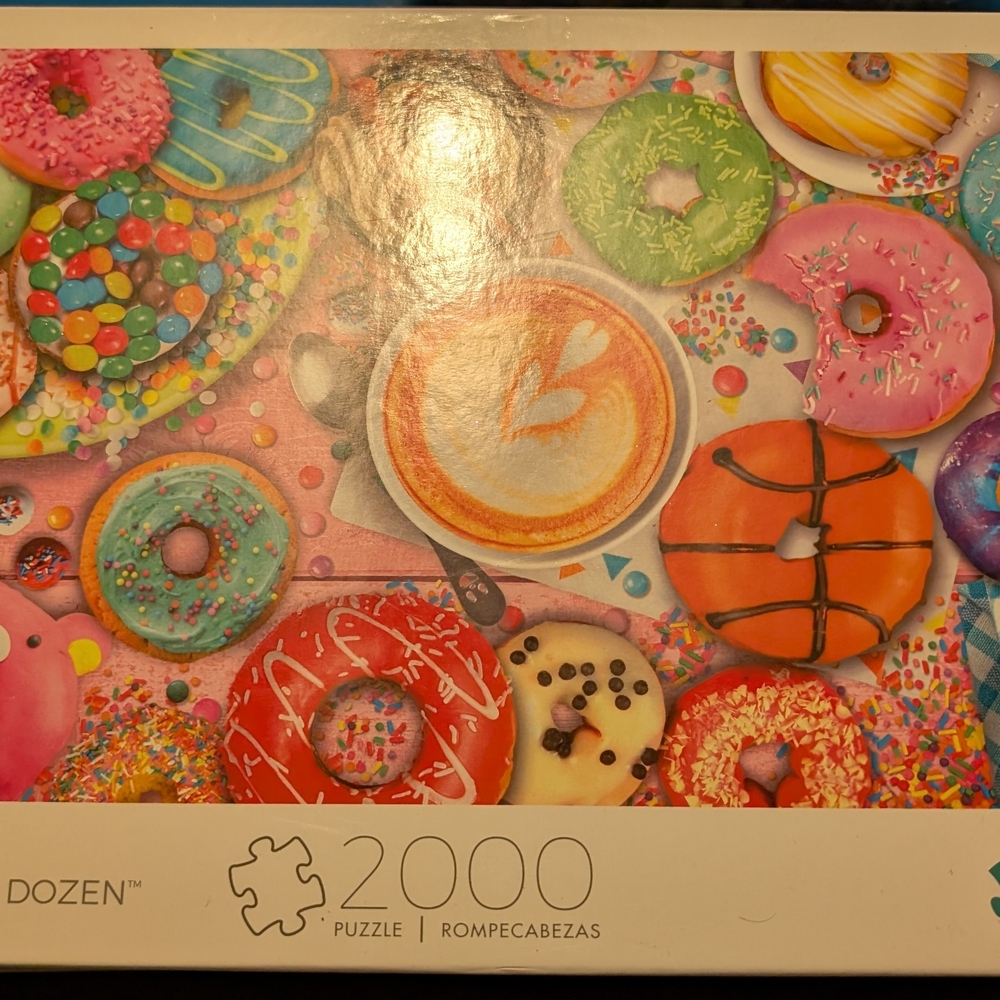 Colorful Donut Puzzle - 2000 Pieces